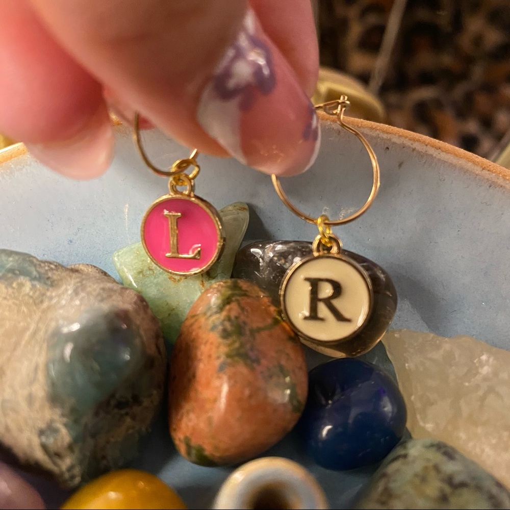 Handmade Initial Earrings (Custom Made)